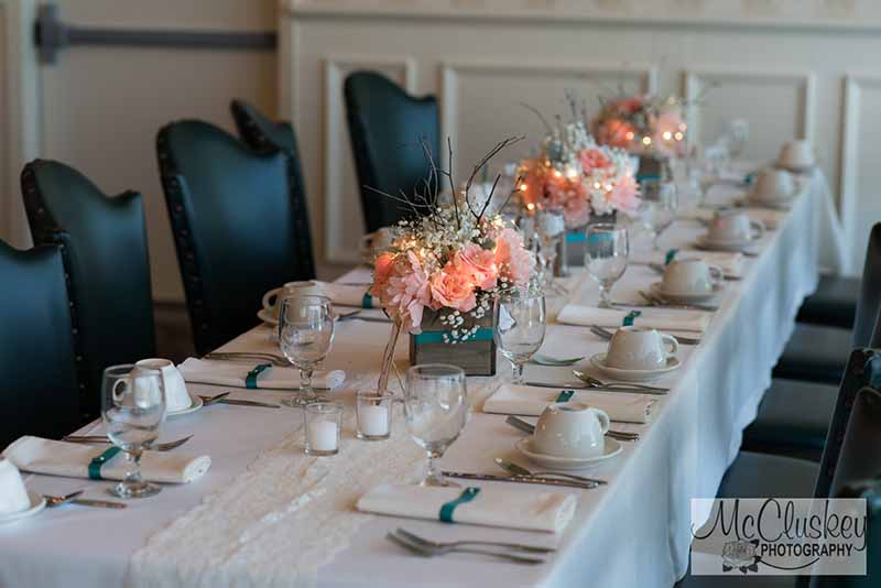 Wedding table decorations