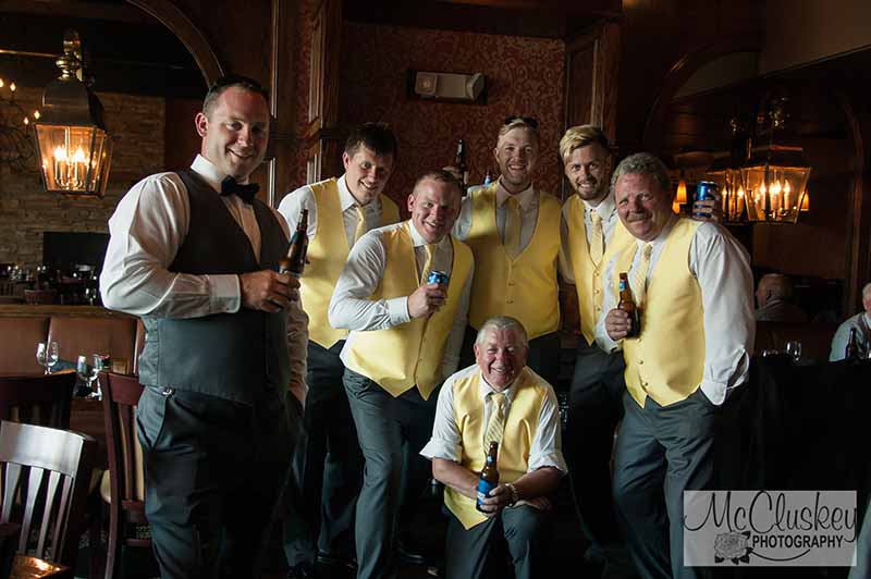 Groom and groomsmen