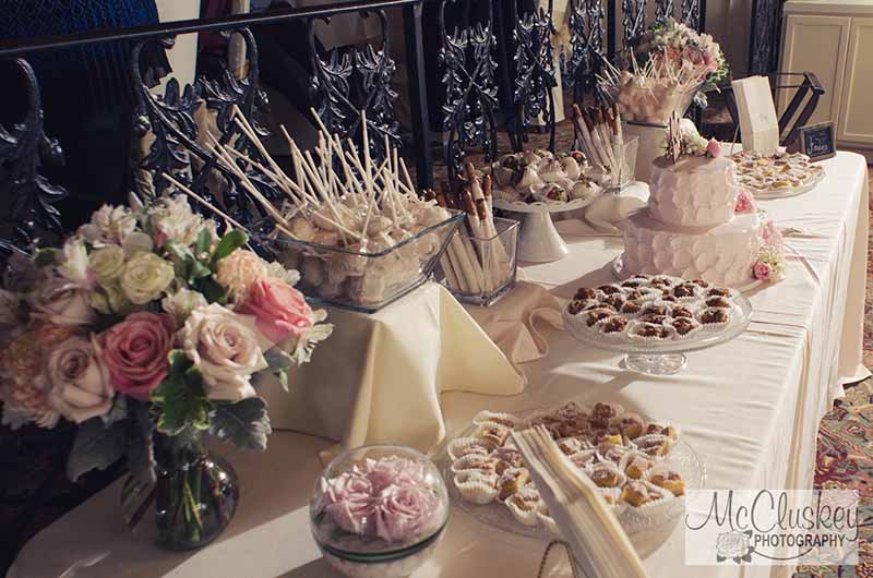 Grover wedding table setup