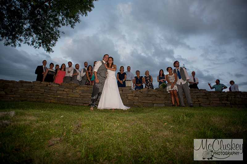 Wedding party by McCluskey Photography
