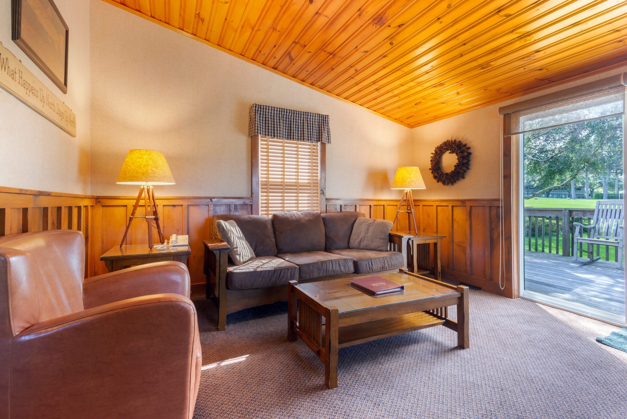 Cottage living area.