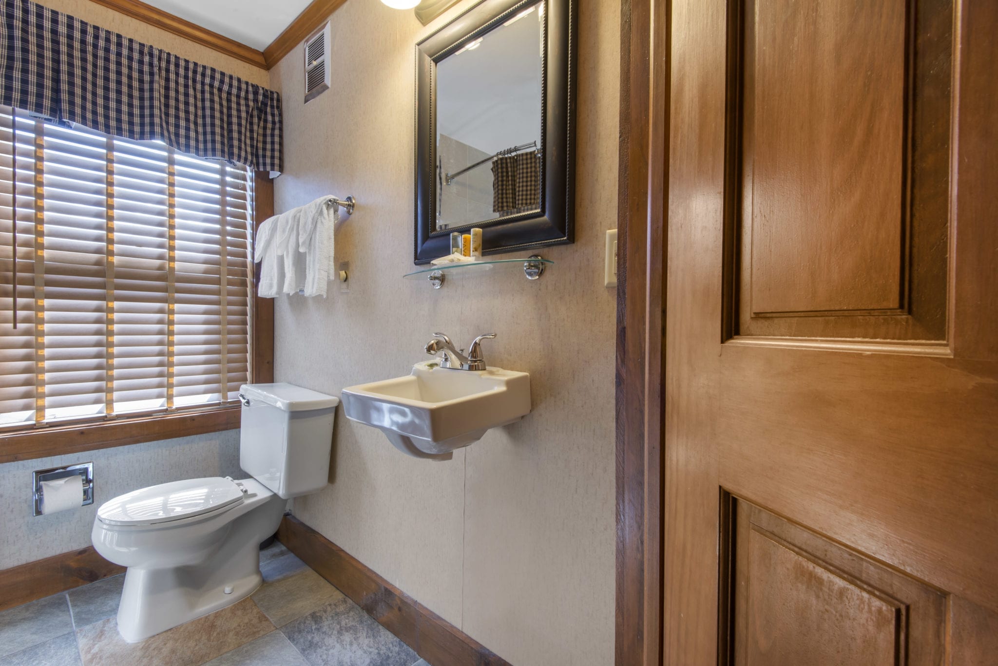 Cottage bathroom.